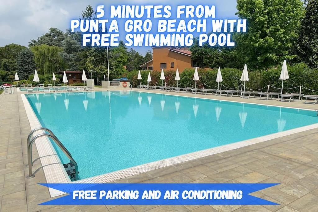 5' From Punta Gro Beach With Free Swimming Pool Sirmione Luaran gambar